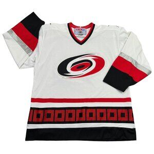 CCM White and Red Hockey Jersey